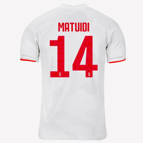 Camiseta Juventus NO.14 Matuidi Replica Segunda Ropa 2019/20 Gris Blanco